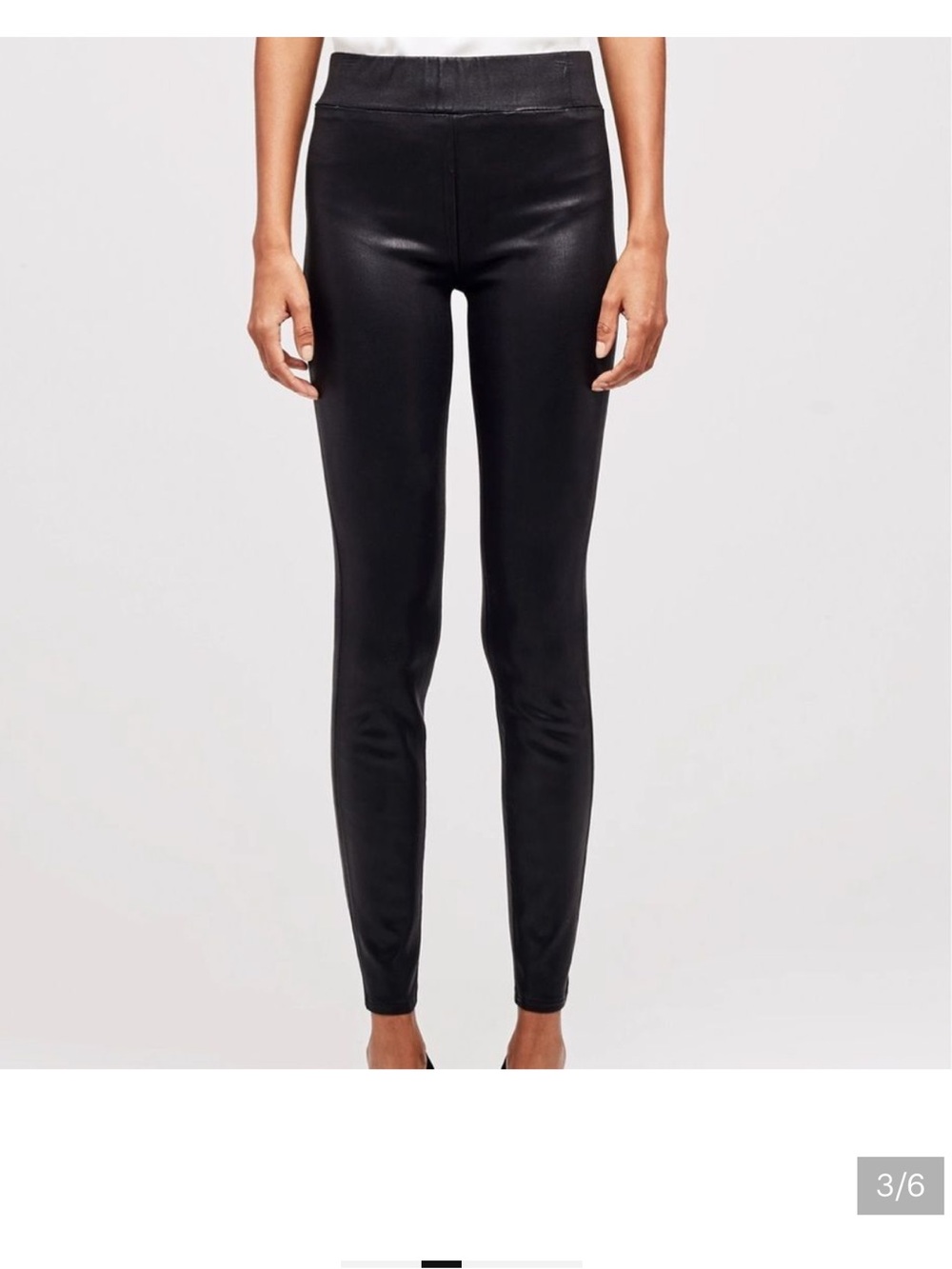 Lagence 100% lamb skin leather leggings (s)